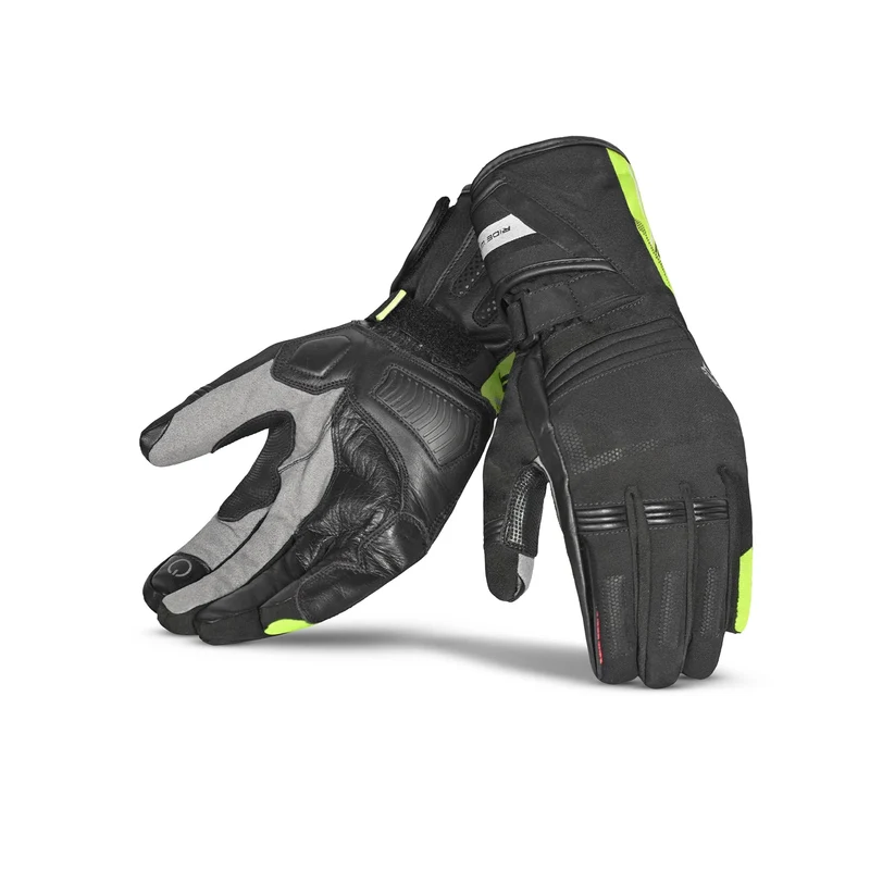 BELA IGLO WP LUVAS DE MOTO SENHORA TEXTIL PRETO AMARELO FLUOR XS / PRETO AMARILLO FLUOR