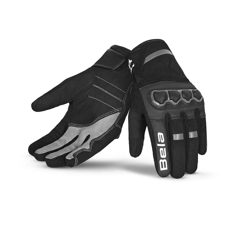 BELA TRACKER WINTER WP LUVAS DE MOTO TEXTIL PRETO CINZA L / PRETO CINZA