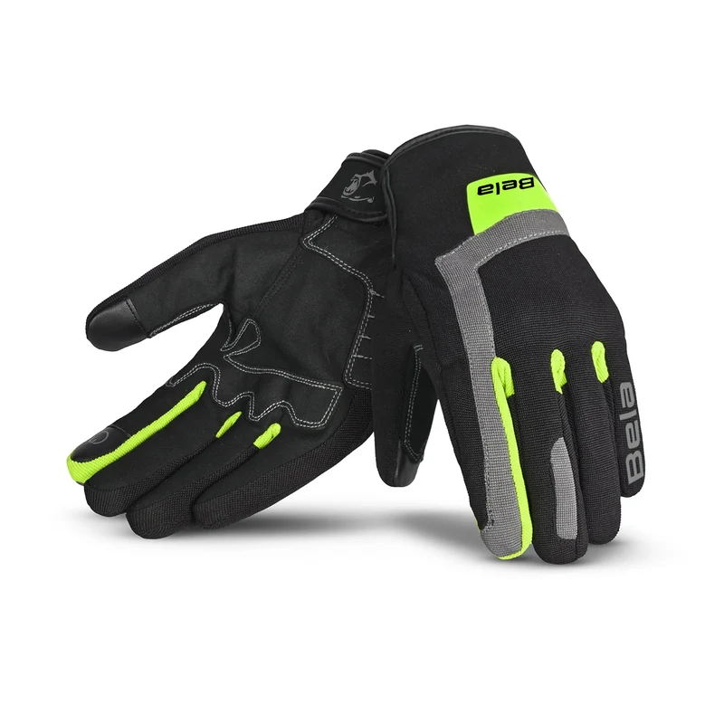 BELA GALAXY WINTER WP LUVAS DE MOTO SENHORA TEXTIL PRETO AMARELO FLUOR S / PRETO AMARILLO FLUOR