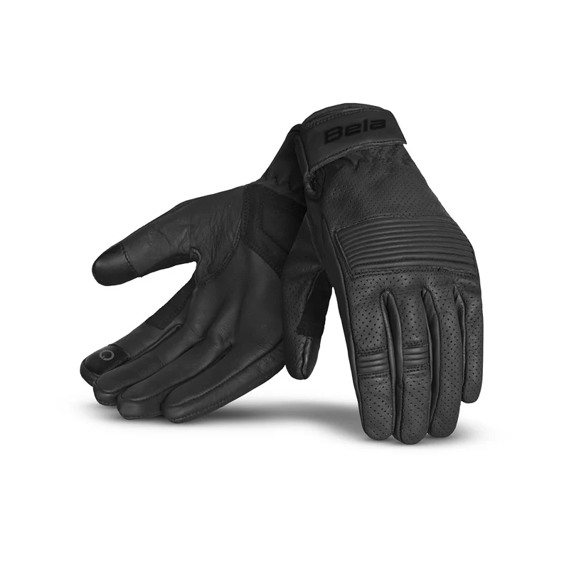 BELA STREETER LUVAS DE MOTO SENHORA COURO PRETO XL / PRETO