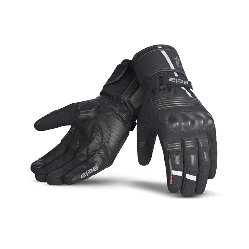 BELA ICE WINTER WP LUVAS DE MOTO SENHORA PRETO CINZA L / PRETO CINZA