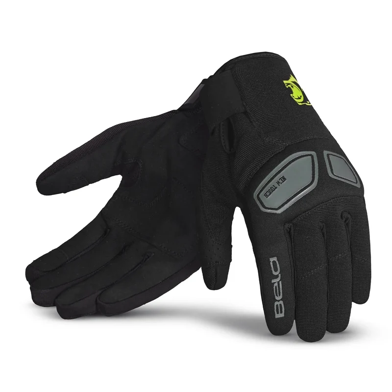 BELA LMBU 2 LUVAS DE MOTO TEXTIL PRETO CINZA XS / PRETO CINZA