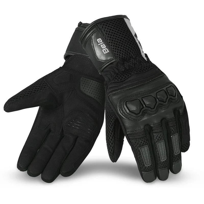 BELA TWIX LUVAS DE MOTO HOMEM TEXTIL PRETO L / PRETO