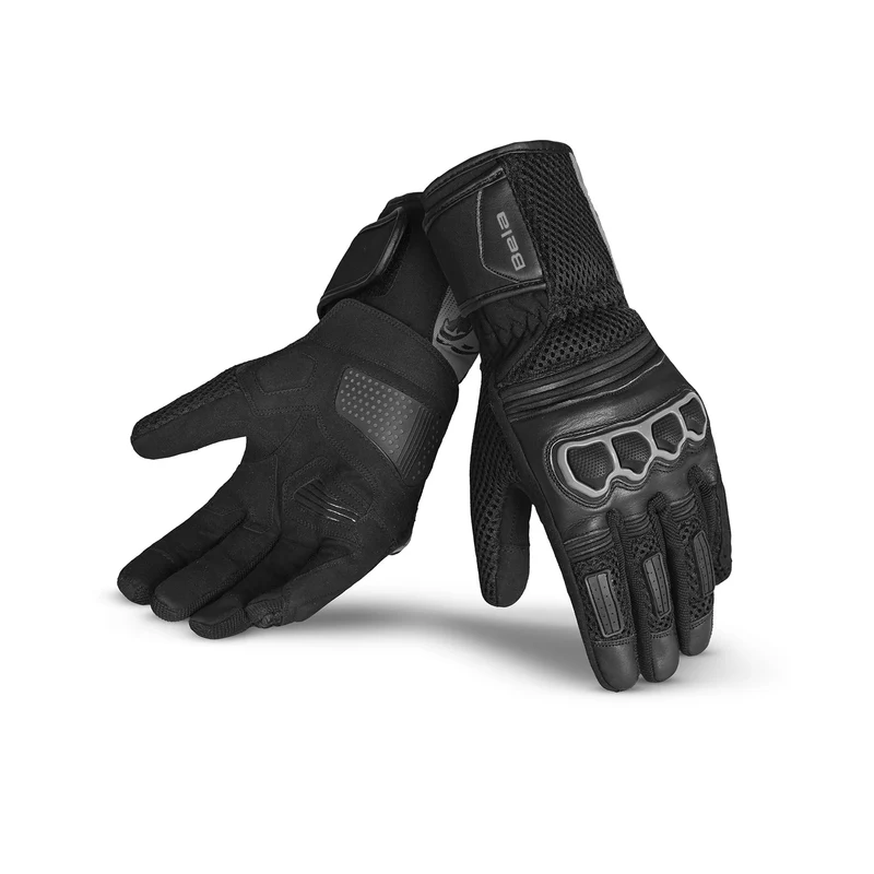 BELA TWIX LUVAS DE MOTO TEXTIL HOMEM PRETO CINZA S / PRETO CINZA