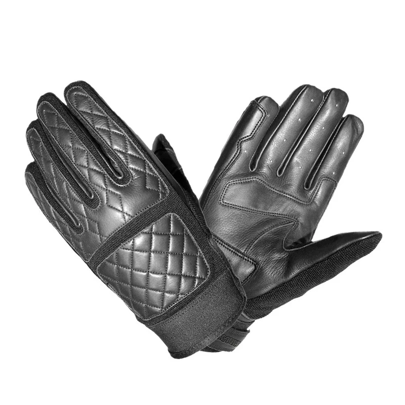 POISONED PRIME Moto Couro Luvas Preto 3XL / Negro