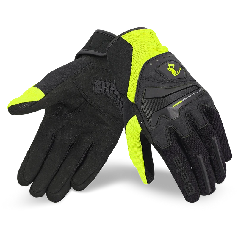 BELA STAR LUVAS DE MOTO HOMEM TEXTIL AMARELO PRETO XL / Amarillo/Negro