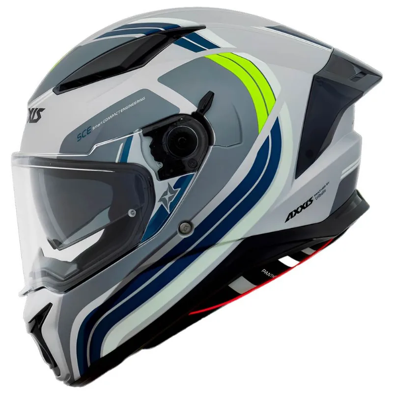 Capacete Axxis Panther SV Tribute C2 Cinza Fosco 64
