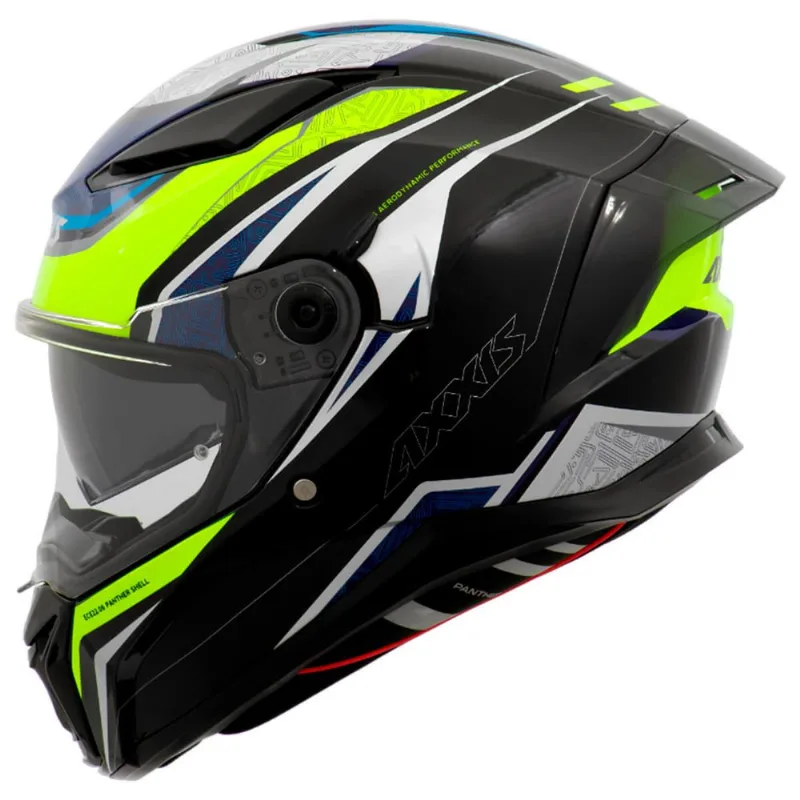 Capacete Axxis Panther SV Thorn B3 Amarelo Fluor 58