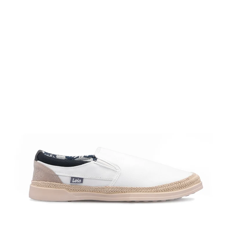 Sapato Casual Homem Têxtil Branco 43