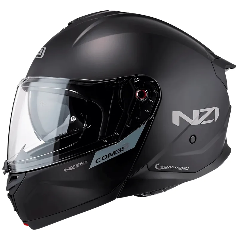 Capacete NZI Combi 3 Duo Preto Fosco 58