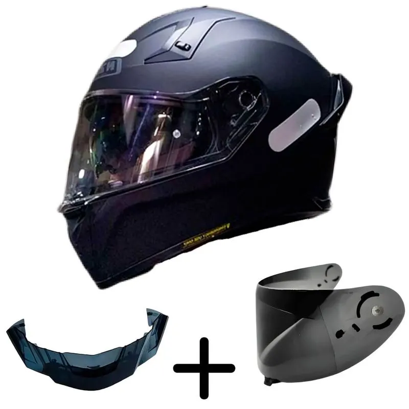 Capacete NZI Trendy 3 Stream Preto Fosco 56