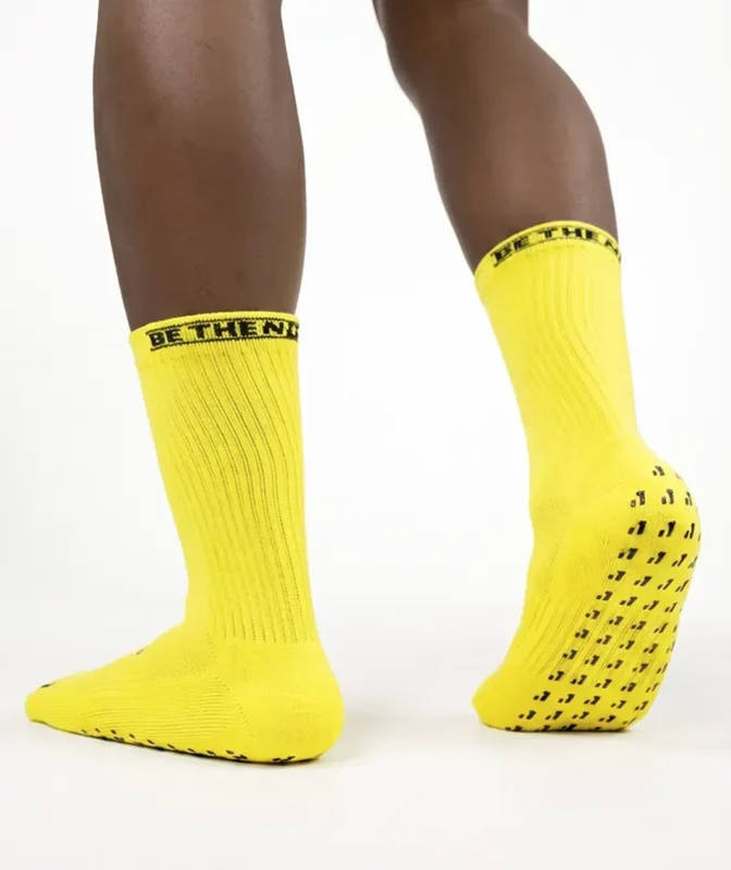 Meia Antiderrapante Grip Socks N1 Amarelo / 37–40