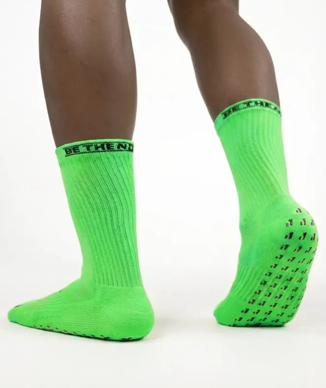 Meia Antiderrapante Grip Socks N1 Verde / 37–40