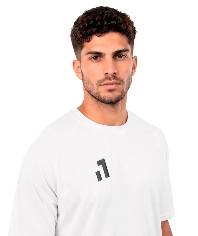 Camisa Lisa Manga Curta Adulto Branco / G