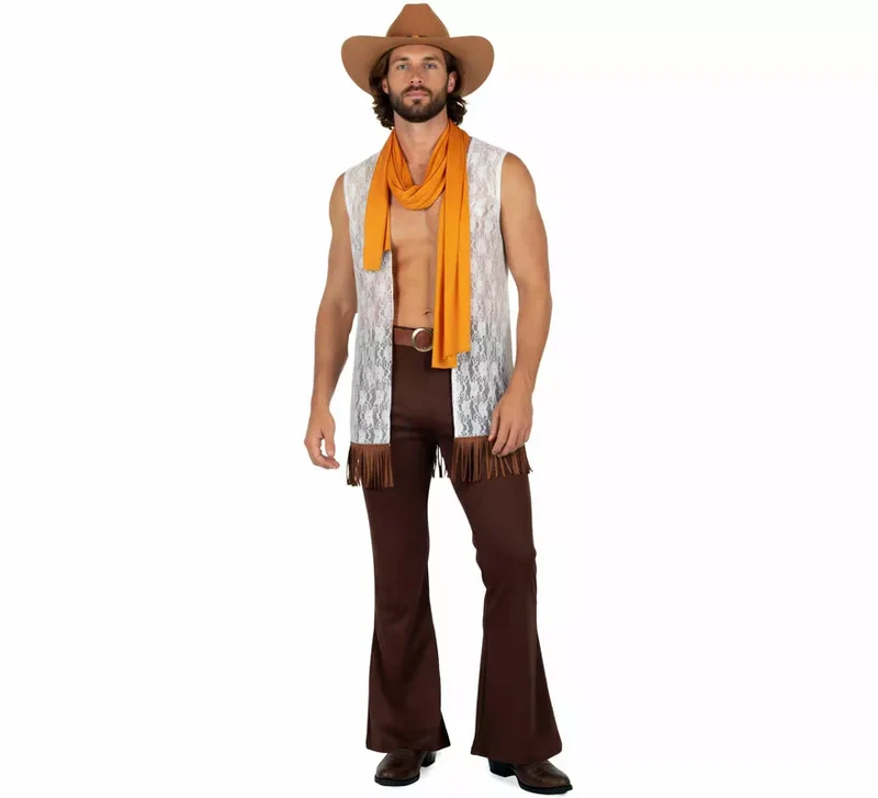 Disfraz de Hippie de Festival para hombre M-L
