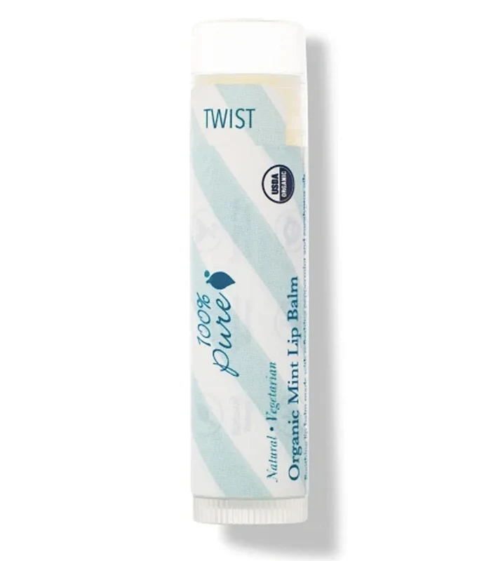 100% Pure Organic Mint Lip Balm