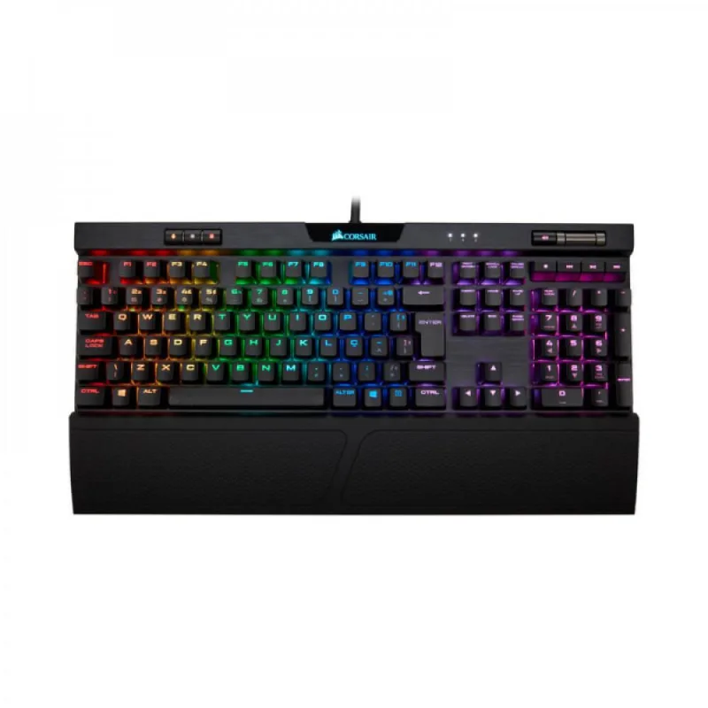 Teclado Mecânico USB Gamer K70 RGB Mk.2 LP Preto Corsair