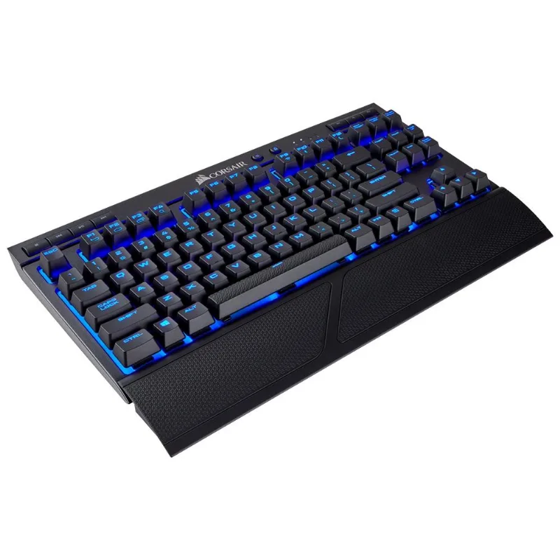 Teclado Sem Fio Mecânico Gamer Corsair K63, LED Azul, Bluetooth, Switch Cherry MX Red, US - CH-9145030-BR