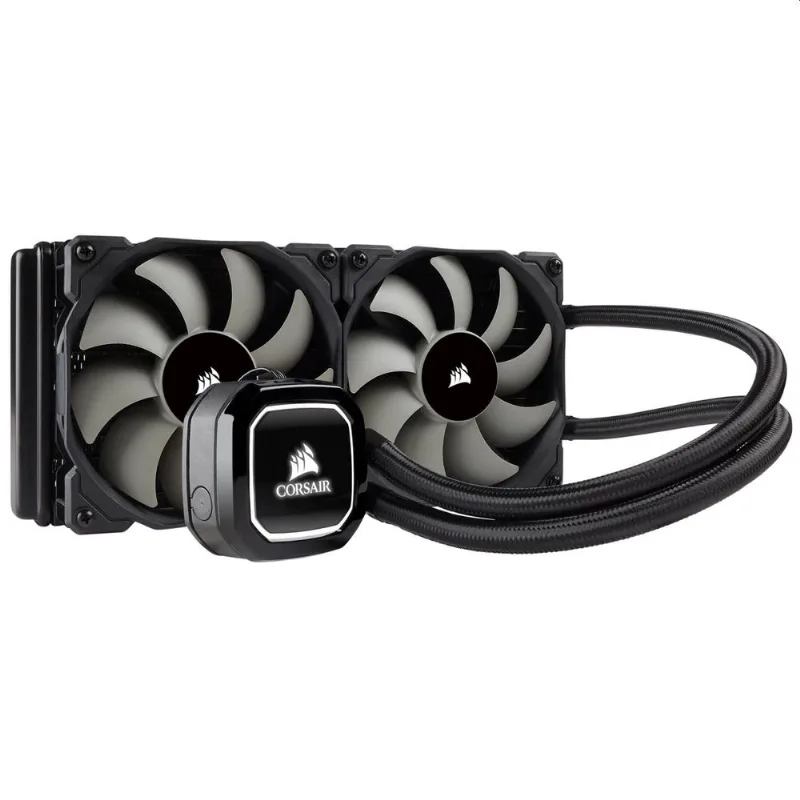 Water Cooler Corsair H100X Hydro Series, 240mm, LED Branco - CW-9060040-WW