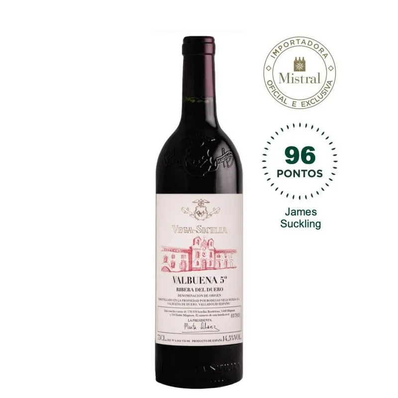Vinho Vega Sicilia Valbuena 5 Ao 2018 (vega Sicilia) 750ml