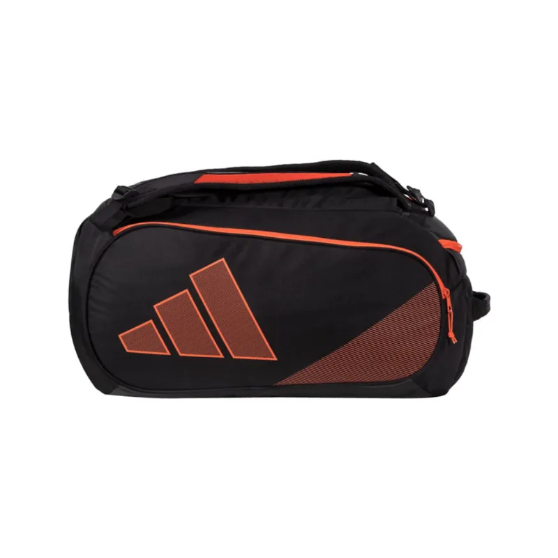 Raqueteira de Padel e Beach Tennis Adidas ProTour Preto e Laranja