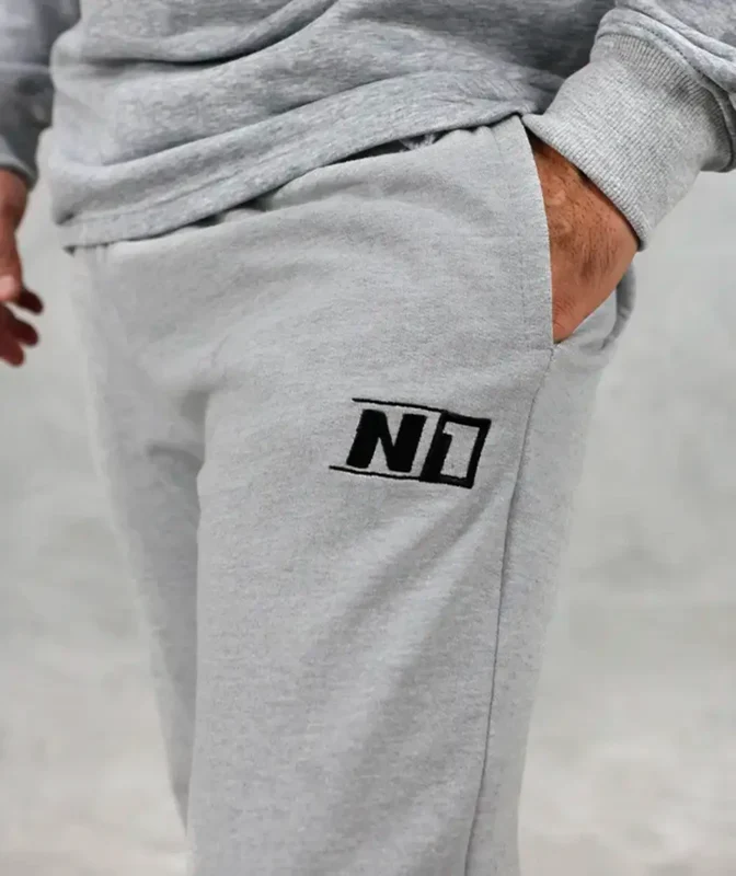 Calça de Moletom Adulto N1 Goalkeeper Cinza / GG