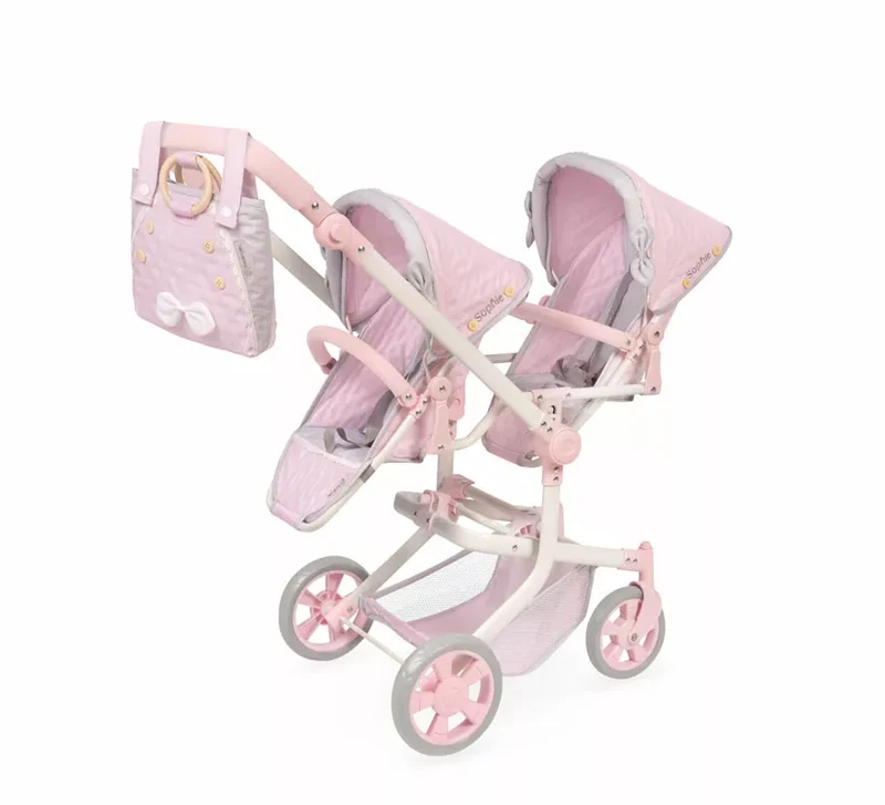 Silla de Muñecas de hasta 52 cm Gemelar Plegable Multiposición Sin talla