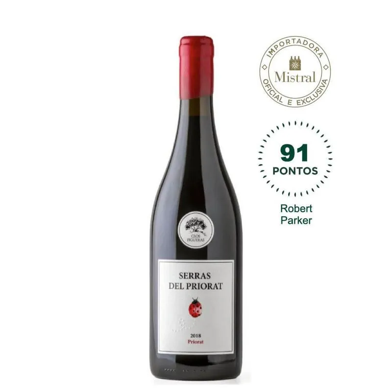 Vinho Serras Del Priorat 2018 (clos Figueras) 750ml