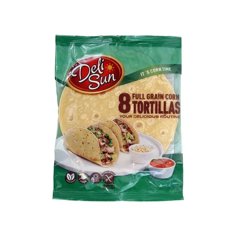 Tortilha DELI SUN Milho Sem Glúten com 8 unidades 208g