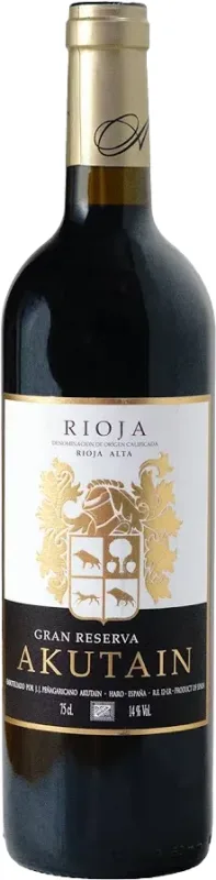 Vinho Tinto Akutain Gran Reserva 750ml