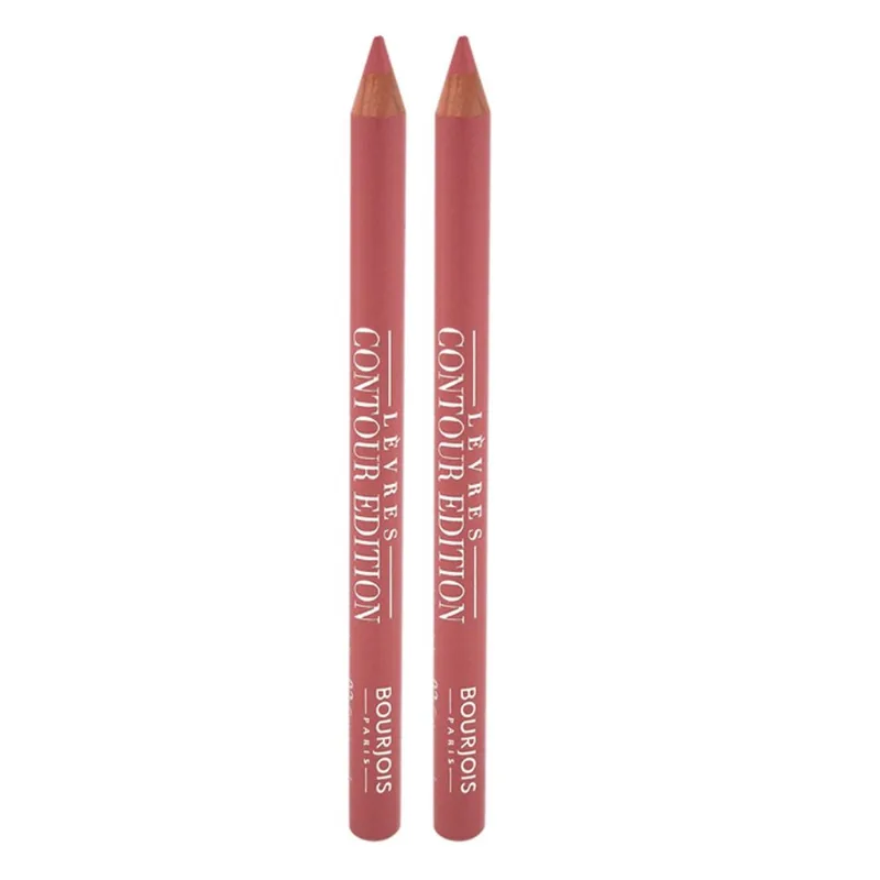 Contour Edition Lip Liner - 02 Coton Candy Por Bourjois Para Mulheres - 0,04 Oz Lip Liner - Pacote De 2