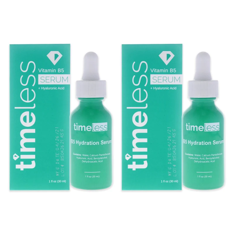 Timeless Vitamin B5 Hydration Serum by Timeless for Unisex - 1 oz Serum - Pack of 2 1 oz