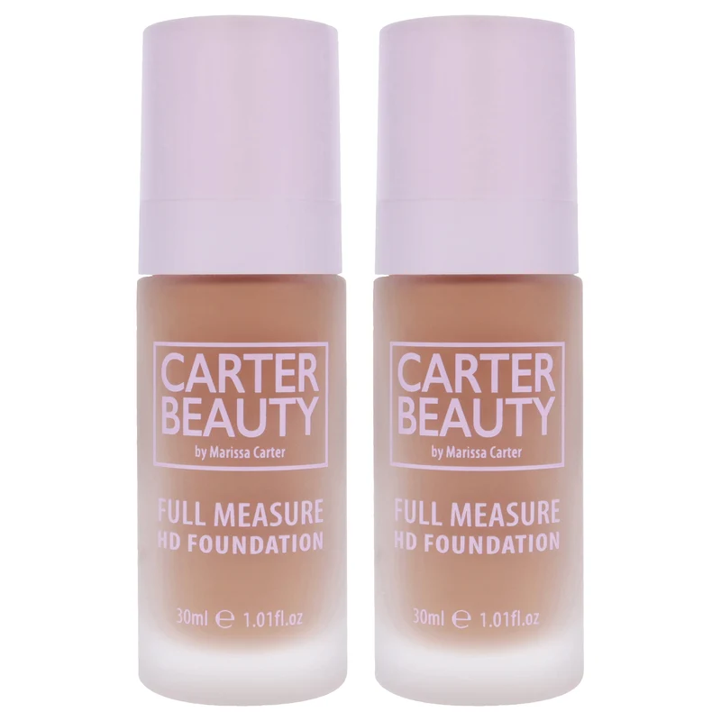 Carter Beauty Full Measure HD Foundation - Pecan Pie by Carter Beauty for Women - 1.01 oz Foundation - Pack of 2 1.01 oz