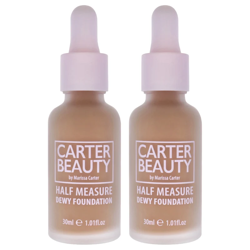 Carter Beauty Half Measure Dewy Foundation - Truffle by Carter Beauty for Women - 1.01 oz Foundation - Pack of 2 1.01 oz