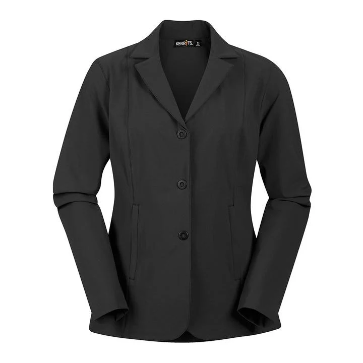 Kerrits Ladies Stretch Competitor Show Coat - 3 Snap Black / Medium