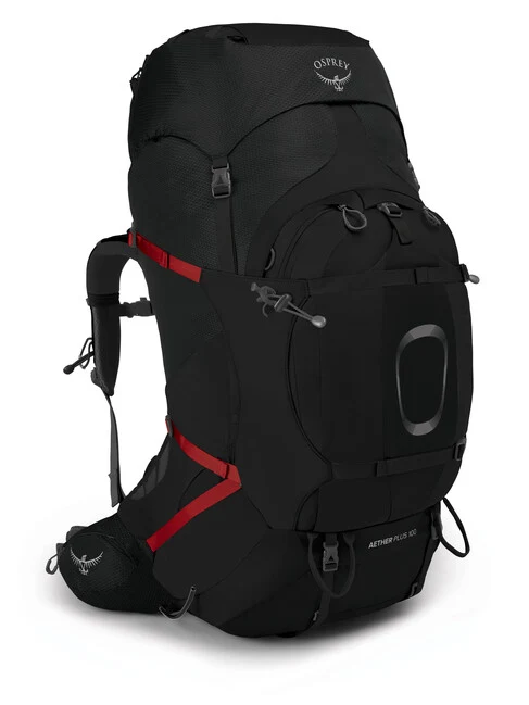 OSPREY AETHER PLUS 100 turistički ruksak, crni S/M