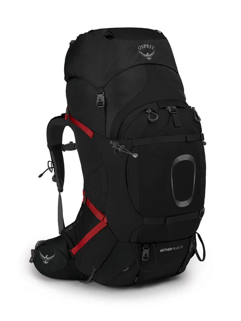 OSPREY AETHER PLUS 70 turistički ruksak, crni S/M