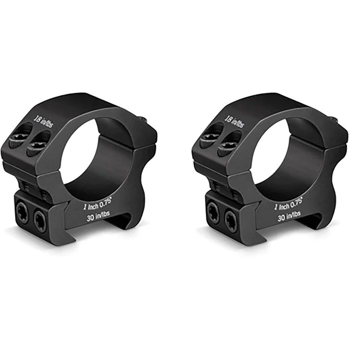 Vortex Optics Pro Ring Picatinny Scope Rings Matte Black 1" Medium