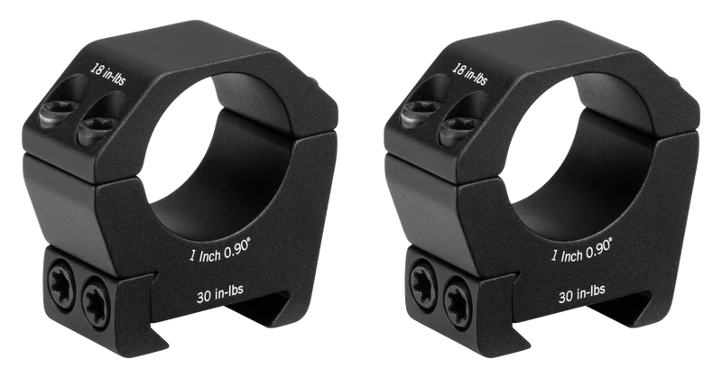 Colliers 25,4mm Vortex Sport 80 g pour la reprise d'optique sur rail, sans usinage Autre