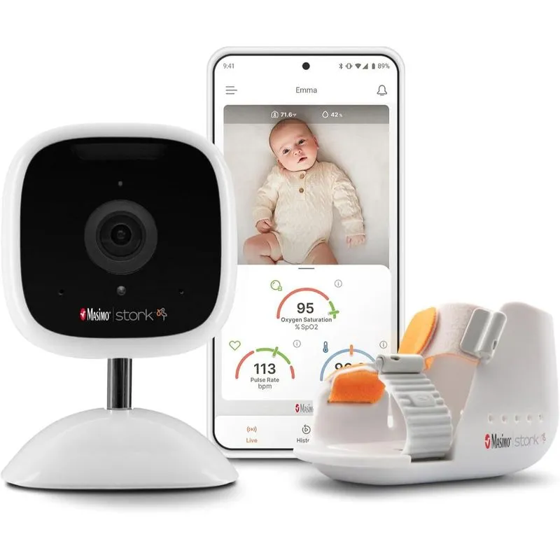 Masimo Stork Vitals+monitor Inteligente De Bebês Com Camera