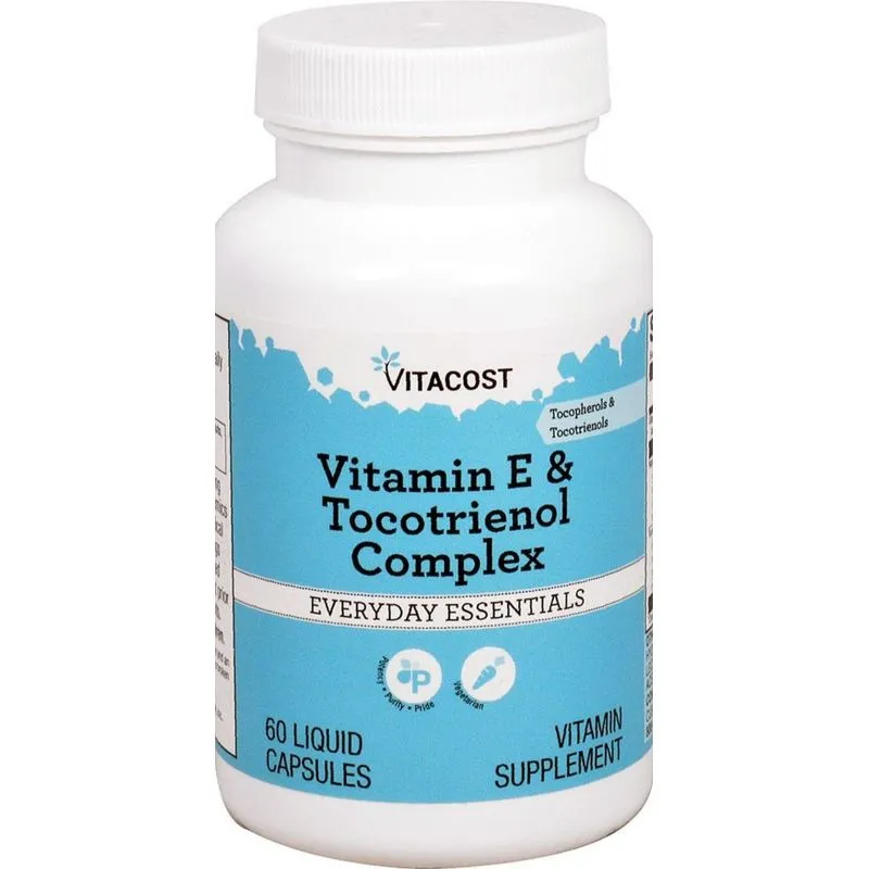 Vitamina E Comp Tocoferol Tocotrienol 60 Capsulas Importado