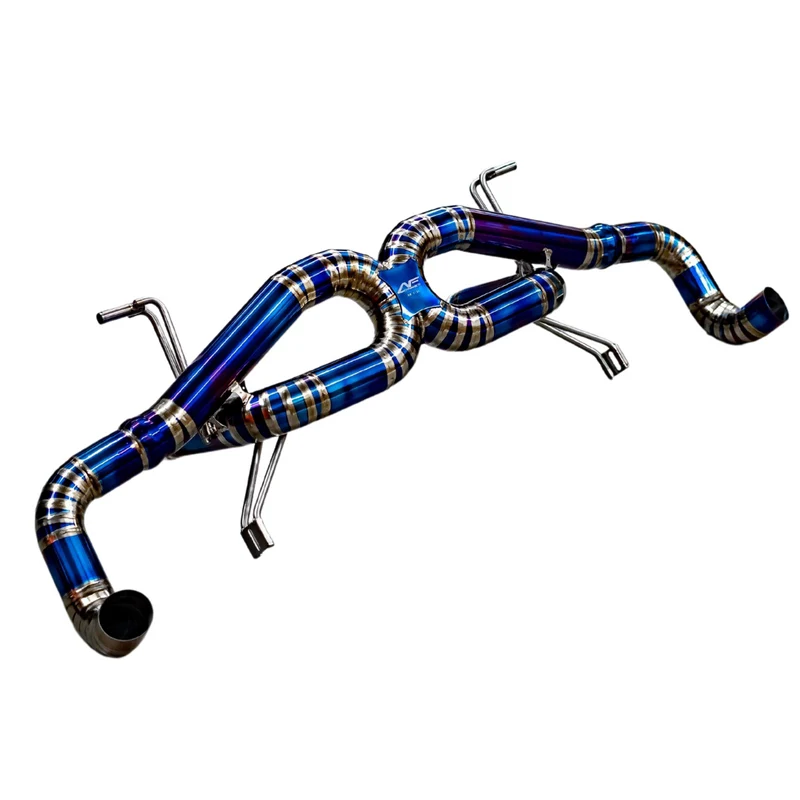 2017-2023 Audi R8 Titanium AFD F1 Exhaust System 2020-2023 ( IN STOCK) / No Muffler ( Straight Pipe F1 )