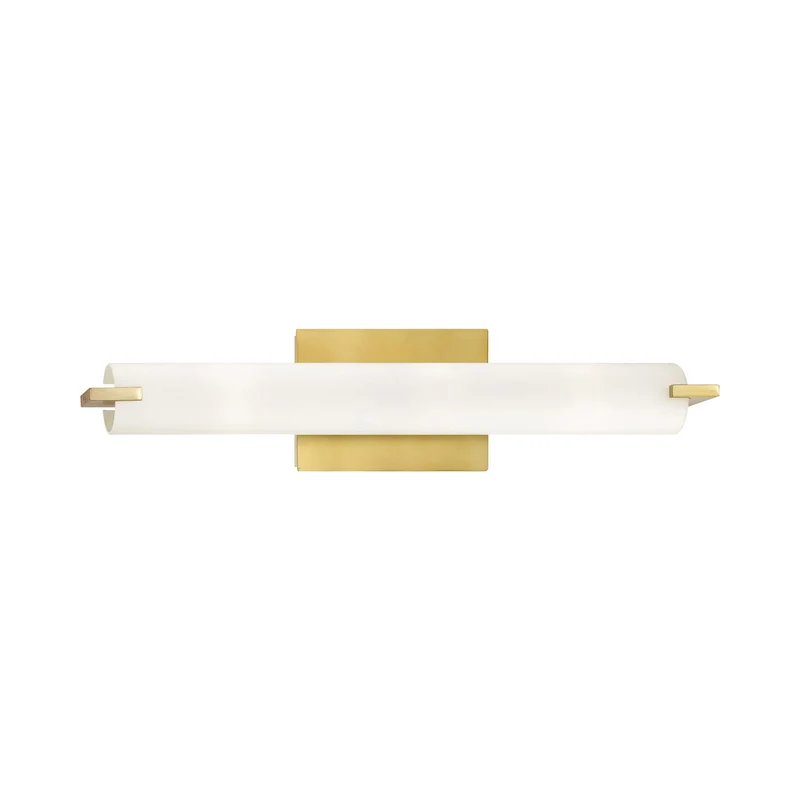 Tube Bath Vanity Light Honey Gold