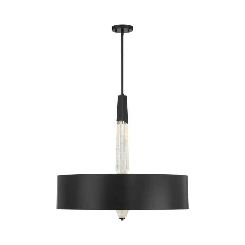 Drifting Droplets LED Pendant Light Coal Black