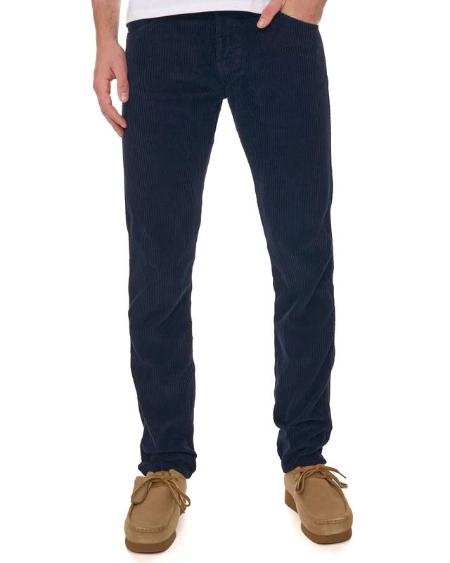 Lois Terrace Jumbo Cords Navy W36 L32