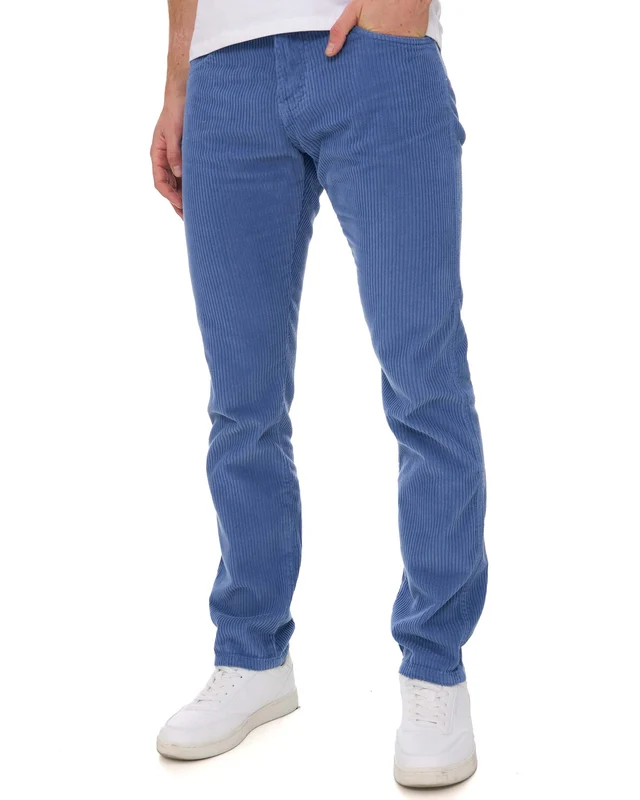 Lois Terrace Jumbo Cords Light Blue W34 L30