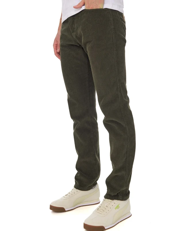 Lois Terrace Jumbo Cords Olive W34 L30