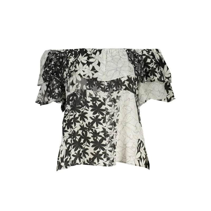 Desigual Bianco Cotton Women T-Shirt S
