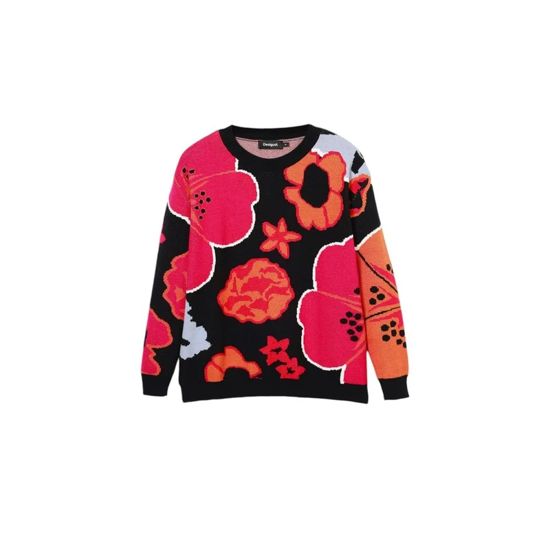 Desigual Black Polyamide Sweatshirt XL