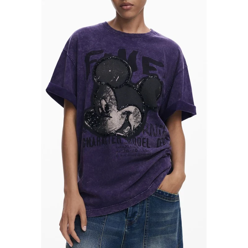 Desigual Viola Cotton Women T-Shirt S